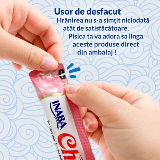 Churu Cat Varieties cu Pui, 50 buc – recompense cremoase pentru pisici